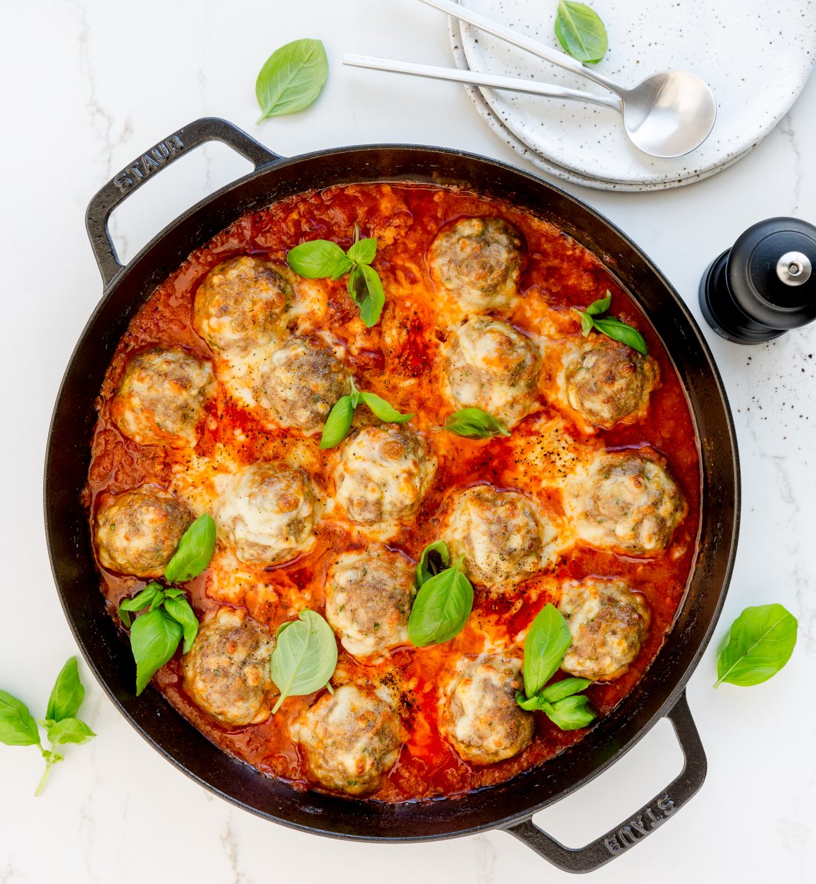 Mozzarella Meatballs Food Love Collective